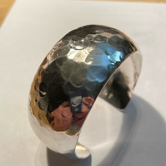 Vintage HeavySterling Silver Cuff Bracelet